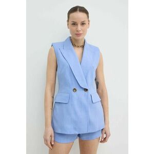 Luisa Spagnoli vestă de in VOLTA un singur rand de nasturi, 541180 imagine