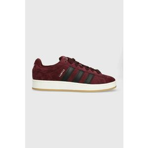 adidas Originals sneakers din piele întoarsă Campus 00s culoarea bordo, IF8765 imagine