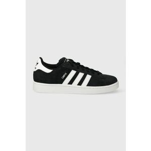 adidas Originals sneakers din piele întoarsă Campus 2 culoarea negru, ID9844 imagine