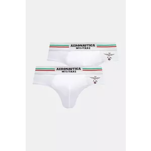 Aeronautica Militare Slip (2-pack) bărbați, culoarea alb imagine
