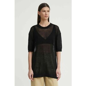 AERON tricou de in PLINY culoarea negru, AW24SSTO508505 imagine