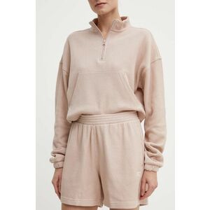 Reebok Classic pantaloni scurti Wardrobe Essentials femei, culoarea roz, neted, high waist, 100075333 imagine