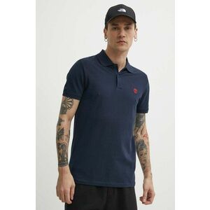 Timberland tricou polo barbati, culoarea albastru marin, cu imprimeu, TB0A2DJE4331 imagine