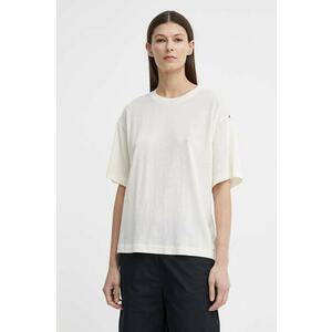 G-Star tricou din bumbac femei, culoarea bej imagine