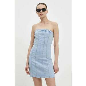 Answear Lab rochie din denim mini, mulată imagine
