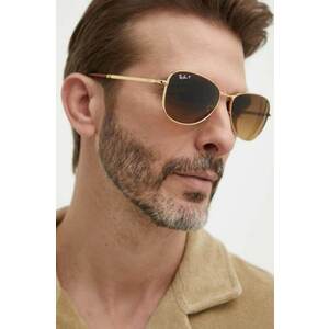 Ray-Ban ochelari de soare culoarea auriu, 0RB3733 imagine