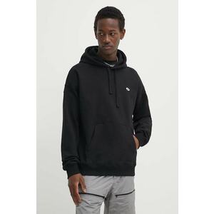Diesel hanorac de bumbac S-ROB-HOOD-DOVAL-PJ bărbați, culoarea negru, cu glugă, uni, A03786.0BKAF imagine