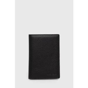 Coccinelle portofel de piele barbati, culoarea negru imagine