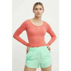 Under Armour mânecă lungă de antrenament Train Seamless culoarea portocaliu, 1379150 imagine