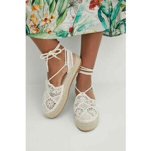 Medicine espadrile femei, culoarea bej imagine