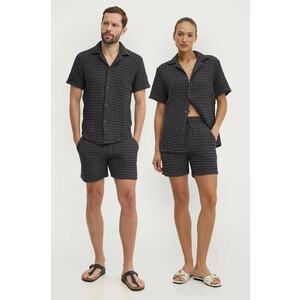 OAS pantaloni scurti din bumbac culoarea negru imagine