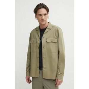 Drykorn camasa HALLEK barbati, culoarea verde, relaxed, 122097 47363 imagine