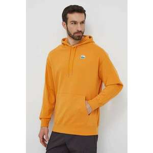 Puma hanorac de bumbac bărbați, culoarea portocaliu, cu glugă, imprimeu, 625036 imagine