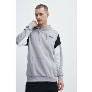 Fila bluza Truden barbati, culoarea gri, cu glugă, modelator, FAM0622 imagine