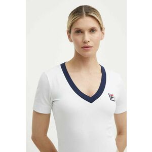 Fila tricou Ludhiana femei, culoarea alb, FAW0749 imagine