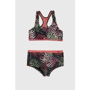 Protest costum de baie pentru copii din două piese PRTMADDA culoarea roz imagine