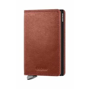 Secrid portofel de piele culoarea maro, SBc-Brown imagine