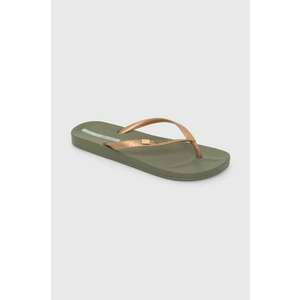Ipanema slapi ANAT BRASILI femei, culoarea verde, cu toc plat, 82932-AR850 imagine