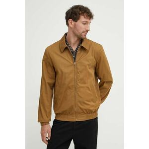 A.P.C. geaca blouson gilbert barbati, culoarea maro, de tranzitie, COGXS-H02922 imagine