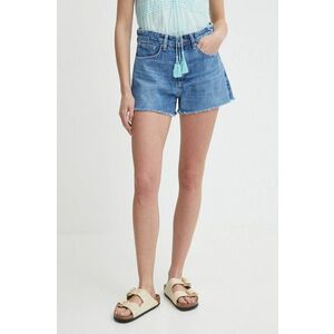 Pepe Jeans pantaloni scurti jeans A-LINE SHORT HW femei, neted, high waist, PL801111MP1 imagine