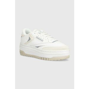 Reebok Classic sneakers din piele Club C culoarea alb, 100201959 imagine
