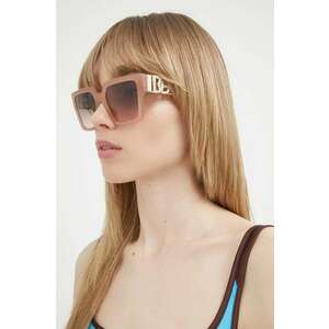 Dolce & Gabbana ochelari de soare femei, culoarea bej, 0DG4446B imagine