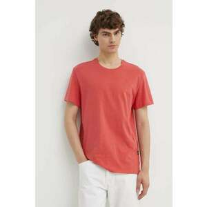 G-Star tricou din bumbac bărbați, culoarea roz, uni, D16411-336 imagine