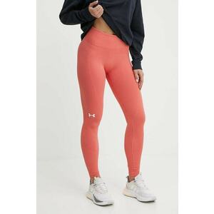 Under Armour leggins de antrenament Train culoarea portocaliu, neted, 1381662 imagine