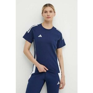 adidas Performance tricou de antrenament Tiro 24 culoarea bleumarin, IR9354 imagine