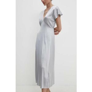 Answear Lab rochie culoarea gri, midi, evazată imagine