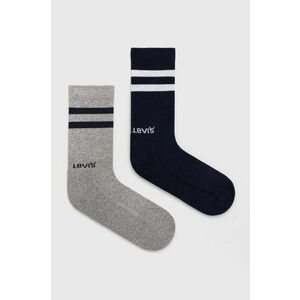 Levi's sosete 2-pack culoarea albastru marin imagine