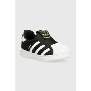 adidas Originals sneakers pentru copii SUPERSTAR 360 culoarea negru imagine