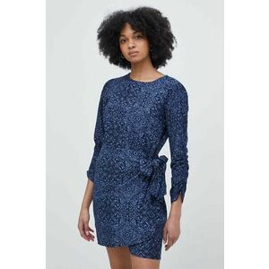 Pepe Jeans rochie CLARIN culoarea bleumarin, mini, dreaptă, PL953535 imagine