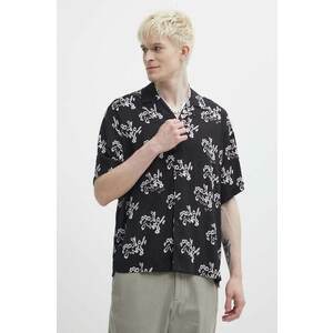 Vertere Berlin camasa barbati, culoarea negru, relaxed, VER SH12 imagine