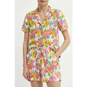 Picture pantaloni scurti Milou femei, culoarea roz, modelator, high waist, WSH051 imagine