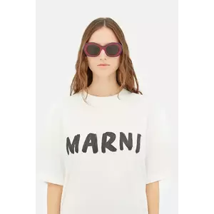 Marni ochelari de soare Ulawun Vulcano Bordeaux femei, culoarea bordo, EYMRN00024.002.YAL imagine