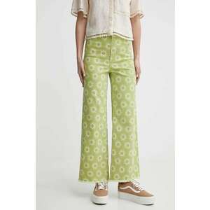 Billabong jeansi Free Fall femei, culoarea verde, ABJNP00352 imagine