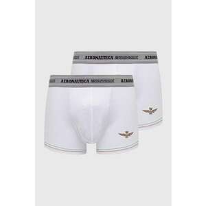 Aeronautica Militare boxeri 2-pack barbati, culoarea alb, AM1UBX003 imagine