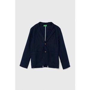 United Colors of Benetton sacou copii culoarea albastru marin imagine