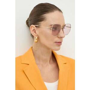 Jimmy Choo ochelari de soare femei, culoarea roz, 0JC4006BD imagine