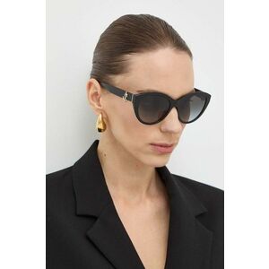 Jimmy Choo ochelari de soare femei, culoarea negru, 0JC5007 imagine