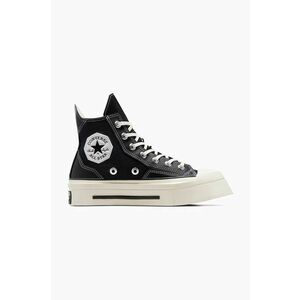 Converse teniși Chuck 70 De Luxe Squared HI culoarea negru, A06435C imagine