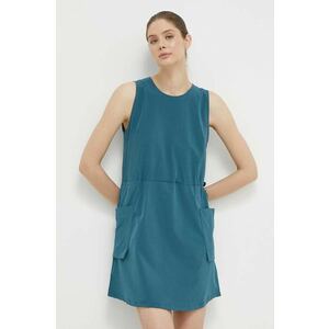 Helly Hansen rochie sport Viken culoarea turcoaz, mini, dreaptă, 62820 imagine