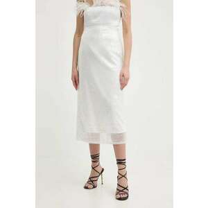 Marella fustă culoarea alb, midi, creion, 2413771034200 2413770000000 imagine