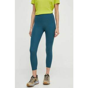 Helly Hansen leggins sport Rapide femei, culoarea verde, neted, 63200 imagine