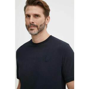 Karl Lagerfeld tricou bărbați, culoarea bleumarin, uni, 542221.755055 imagine