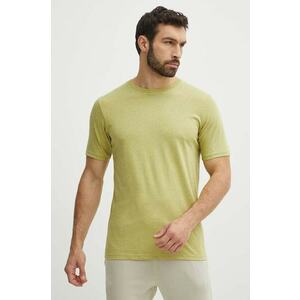 Helly Hansen tricou barbati, culoarea verde, melanj imagine