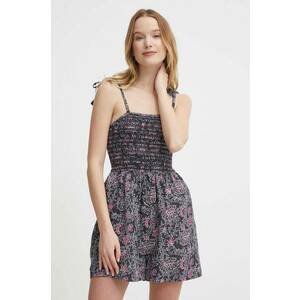 Pepe Jeans salopeta DIMAS culoarea gri, cold shoulder, PL230493 imagine