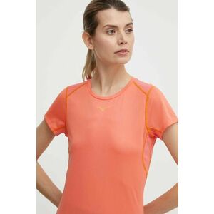 Mizuno tricou de alergare DryAeroFlow culoarea portocaliu, J2GAB204 imagine