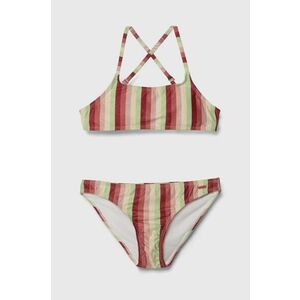 Protest costum de baie pentru copii din două piese PRTSHEILA culoarea rosu imagine